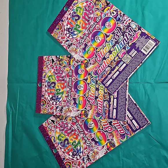Lisa Frank Accessories - Lisa frank sticker book's 600 each total of 3 books...1800 stickers Brand New